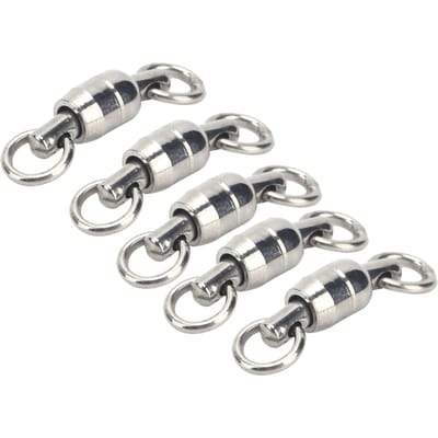 Tweerichtings Roestvrij Staal Lagering Roterende Ring 8-Woord Ring Connector Visaccessoires gray