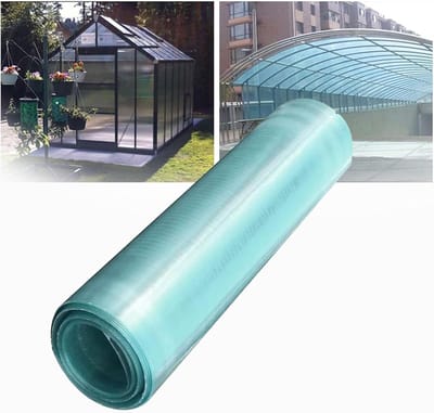 Waterdichte Dakplaten - Polycarbonaat Panelen - Buitenluifel Maken - UV-bestendig Helder - 100 x 300 cm - Transparant