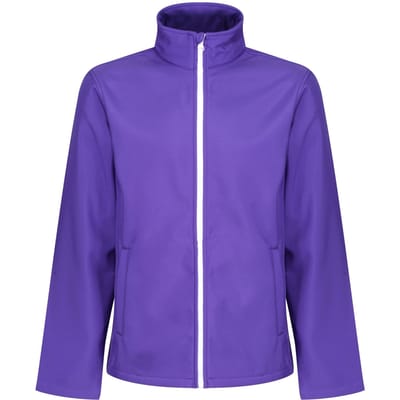 Regatta Opmerkelijk Heren Ablaze Afdrukbaar Soft Shell-jasje (Paars/Zwart)