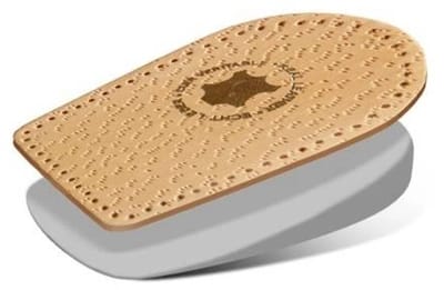 Kaps Elflex Leren Hielkussentjes Beige Maat 35-37
