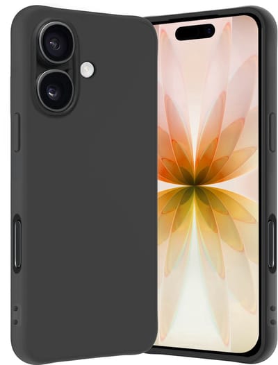 Hoes - Geschikt voor Apple iPhone 17 - Sterk & Shockproof - Hoesje Cover - Siliconen Case - Zwart