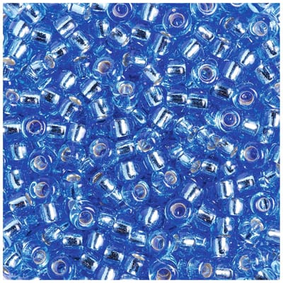 Miyuki Rocailles - silverlined light safir