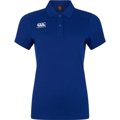 Canterbury Dames/Dames Club Dry Poloshirt (Royaal Blauw)