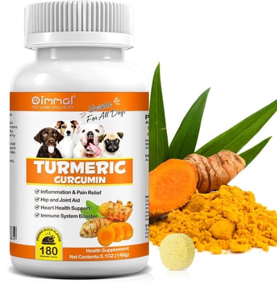 Inovra- Curcumine Capsules 180 - Honden Supplementen - Gewrichtsverzorging - Ontstekingsremmend - Antioxidant - Hoge Biologische Beschikbaarheid - Hondensupplement