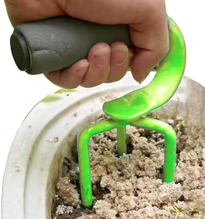 Hand Weed Cutter - Tuinhark - Bodem Verbeteren - Ergonomische Handgreep - 31751 g - Groen
