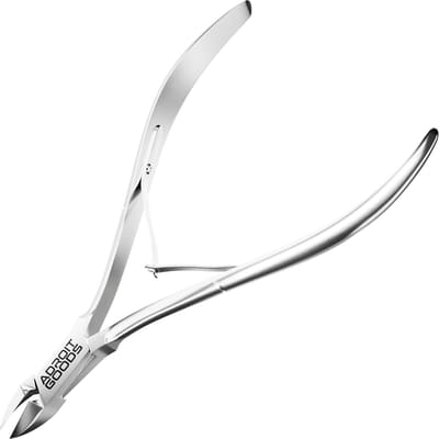 AdroitGoods Nagelriem Knipper - Silver - Cuticle Remover - Nageltang - RVS