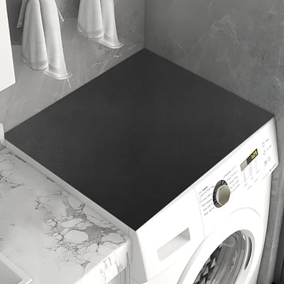 Wasmachine en Droger Antislipmat Zwart 60x60 cm