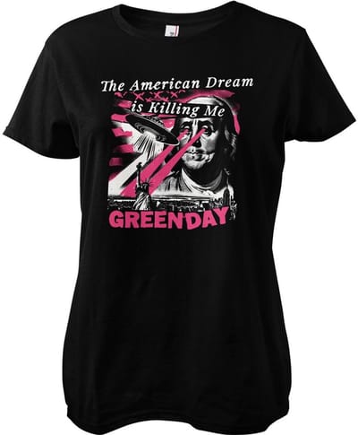 Green Day T-shirt Abduction Girly Tee WMX-5-GDAY008-H88-12