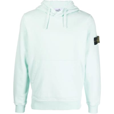 Stone Island Hoodie Aqua Heren Tops Blauw 771564120-V0044 XL white