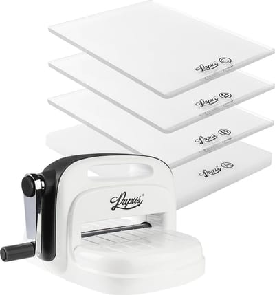 Stans- en embossingmachine voor papier met kunststof platen | Creatief knutselen en scrapbooking