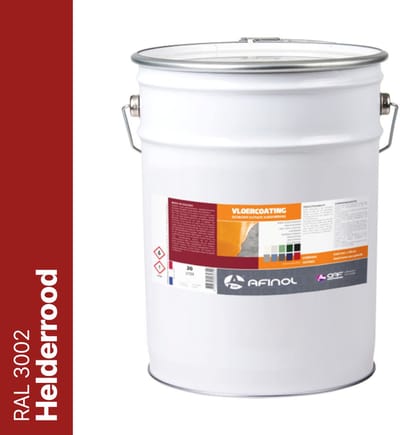 Afinol Vloercoating Helderrood (RAL 3002) 20 liter