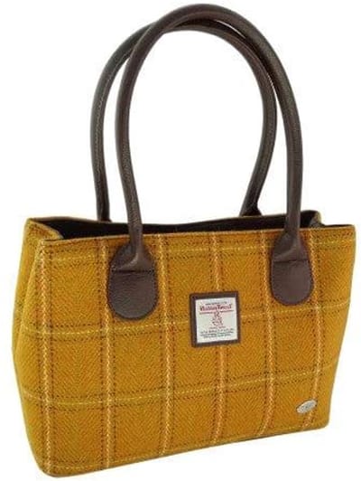 Schoudertas Cassley Mosterd Geel (English Mustard) - Klassiek - Harris Tweed - Glen Appin of Scotland