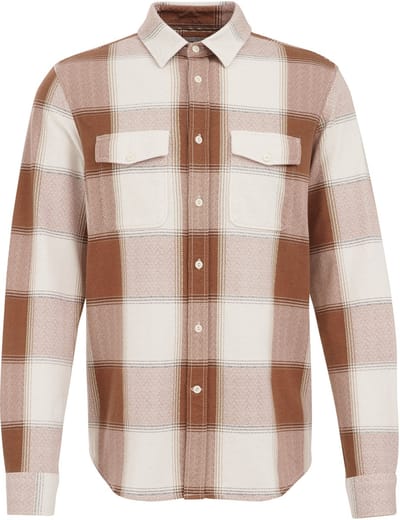 WE Fashion Heren Regular fit overshirt met print