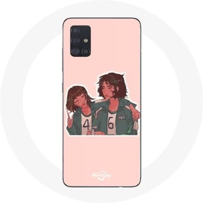 Coque Samsung Galaxy A51 Squid Game Ji Yeong Et Kang Sae Byeok