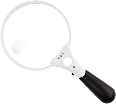 Vergrootglas met LED - Leesloep Vergrootglas - Fijne Details Bekijken - Extra Groot Glas - 138 mm - Niet gespecificeerd