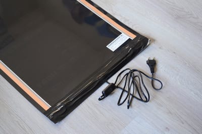 Durensa® karpetverwarming - aan/uit schakelaar - 50*100 cm - 110 Watt