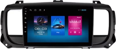 Autoradio met bluetooth - Carplay - Voor Peugeot Expert 3, Citroën Jumpy 3 & SpaceTourer (2016-2021) - Geschikt voor Apple en Android - Stereo - Navigatie - Navigatiesysteem auto - 1GB 16GB