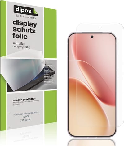 dipos – 4x Matte Beschermfolie geschikt voor iQOO Z11 Turbo | Krasbestendige & antireflecterende Screenprotector Ultra-Thin
