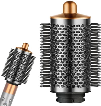Dailygoody - volumizing borstel - haarstyling - goud - volumizing attachment - perfecte krullen en volume - geschikt voor slap haar - grote ronde bor