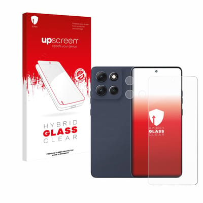 upscreen - Screenprotector voor Motorola Moto G86 Power (Voor+Camera) - Folie Beschermfolie Beschermglas transparant