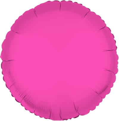 Folieballon Rond Neon Roze