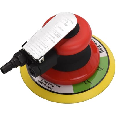 Pneumatische schuurmachine 6 inch polijsten schuren waxen voor automuur hout metaal 13500 RPM rood rood