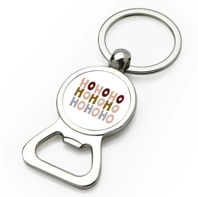 Akyol - kerst ho ho ho flesopener - Kerstmis - kerst beker - winter - kerst - christmas - kerst cadeau - 9 bij 3 cm