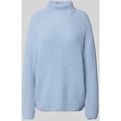 Col-pullover met wol