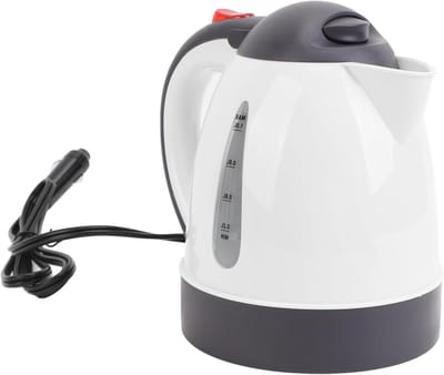 Elektrische Waterkoker - Reis Kookpot - Onderweg Warme Dranken - Lekkende Tuit - 1000 Ml - Wit