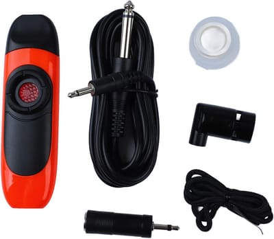 Elektrische Kazoo - Muziekinstrument Speelgoed - Muziek Maken - Met Pick-up - 11 cm - Oranje