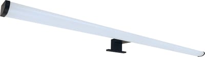 DORIAN LED Spiegelverlichting - Badkamer Lamp - Schilderijverlichting - Rechthoek 15W - 1600 Lumen - 4000K Daglicht wit - Zwart - Kunststof - 780 mm - IP44