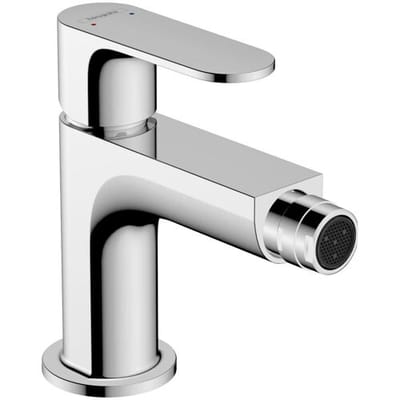 Hansgrohe Rebris s 1 greeps bidetmengkraan - met pop-up trekwaste - hoogglans chroom