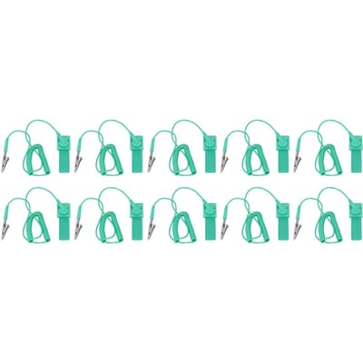 10 Stuks Antistatische Polsband PU Verstelbaar 1M Ohm Weerstand Lang Antistatische Polsband