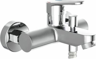 SCHÜTTE FUTURA DVGW Badkraan - Mengkraan - 150 mm Hartafstand - Chroom