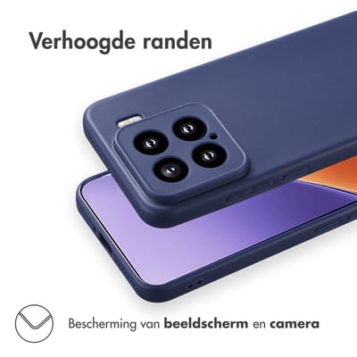 imoshion Hoesje - Geschikt voor Xiaomi 15 - Color Backcover - Donkerblauw