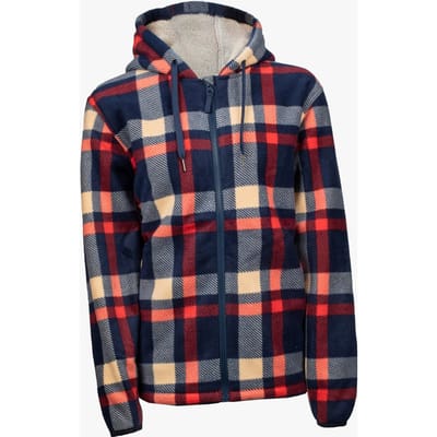 Hard Yakka CHECK ZOODIE Dames Sweatshirt Blauw