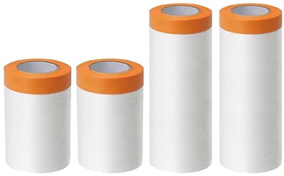 Transparante Afplaktape en Bedekkingsfilm met Zelfklevende Lagen voor Schilderwerk en Stofbescherming (280 cm + 240 cm + 55 cm)
