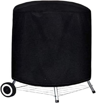 Vuurkorf Afdekking - Beschermhoes Buitenhaard - Terras Bescherming - Waterdicht Oxford Materiaal - 70x70cm Rond - Zwart