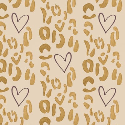 Behang Leopard Lover geel