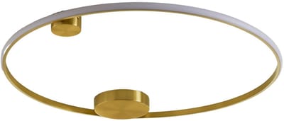 Kosilum - Ceira - Plafondlamp - Messing - Aluminium en siliconen