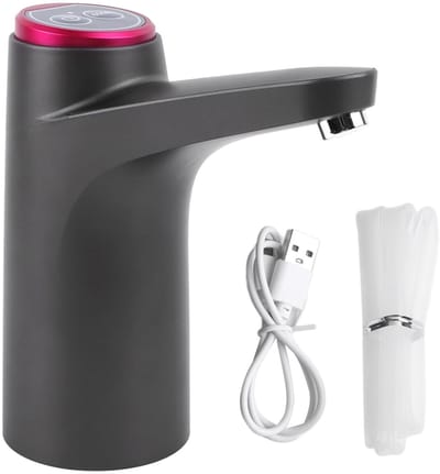 Allecto - Draadloze Waterpomp - Automatische Waterdispenser - Zwart - Voor Flessen - Handig voor Thuis - Eenvoudig in Gebruik