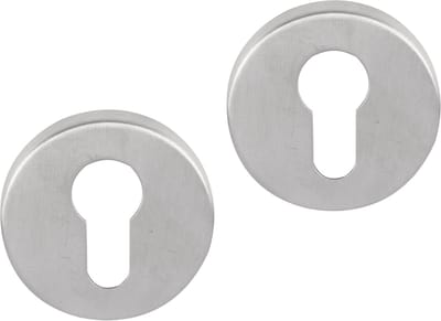 Cilinderrozet - Mat chroom - RVS - Differnz - Differnz Essence rond 53x10mm Mat Chroom