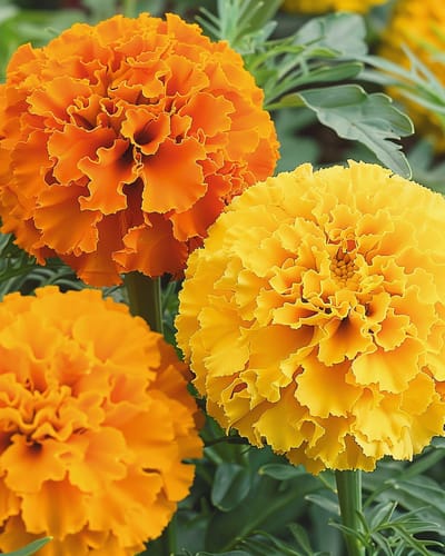 3 sets - Hoge Afrikaan Zaden Sunset Giants Gemengd Tagetes Erecta Eenjarig