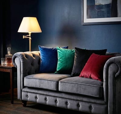 De Groen Home RUST - Zachte Fluwelen Kussenhoes set van 4 - 45x45 cm - Effen Kleuren - Kussenloop