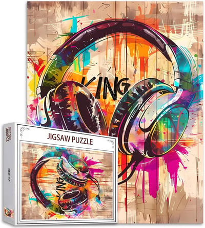 Puzzel 1000 Stukjes - Graffiti Puzzel - Ontspanning Thuis - Levendig Kunstwerk - 70 x 50 cm - Kleurrijk