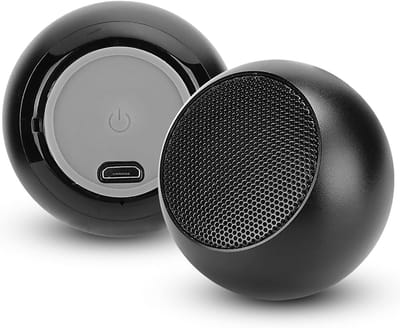 Draagbare Luidspreker - Compacte Audio - Muziek Luisteren - TWS Stereo Koppeling - 50 x 50 x 31 mm - Zwart