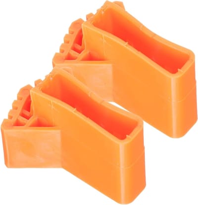 Laddervoeten - Ladderbeschermers - Veilig Werken - Stabiele Ondersteuning - 9x6.5x6.5cm - Oranje