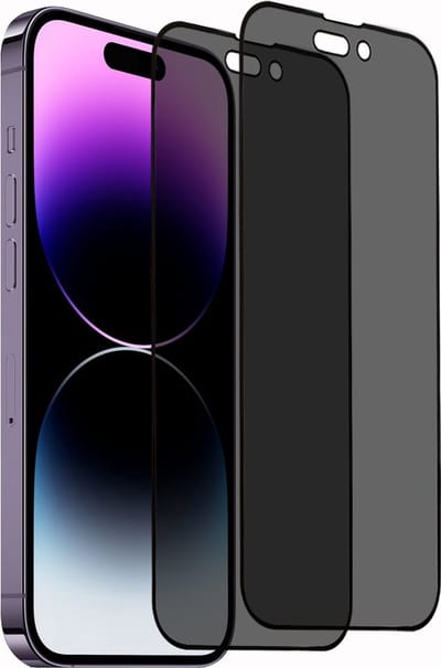 2x iPhone 14 Pro Max Screenprotector privacy - gehard beschermglas screen protector iPhone 14 Pro Max - Anti Spy - Arara