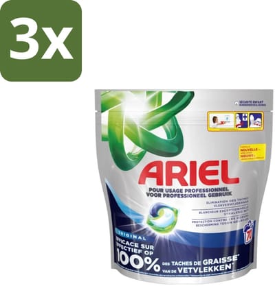 Ariel – Wasmiddel Pods – All-in-1 Regular – 70 wasbeurten - Bulkverpakking - 3 stuks