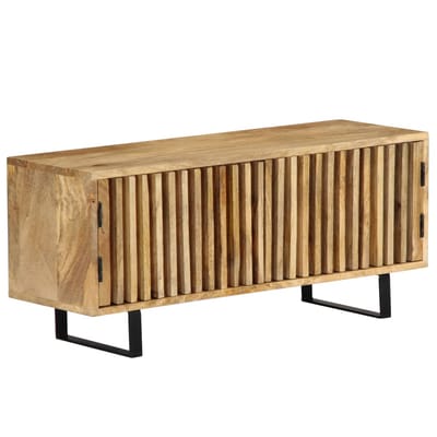 vidaXL - Tv-meubel - 90x30x40 - cm - massief - mangohout
